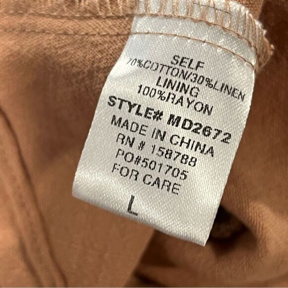 Mable Babydoll Salmon color Smocked Dress size large - Picture 10 of 14